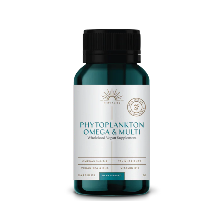 Phytoplankton 60 Veg. Capsules (500mg) Omega & Multi