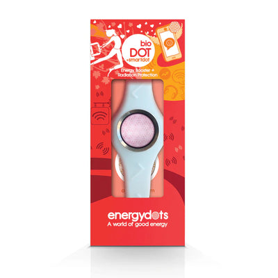 The bioBAND wristband features a silicone strap and a circular patterned disc, designed for everyday wear, available at Fisa Health.