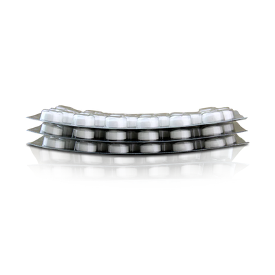 Three blister packs of Alka® Tabs by Fisa Health, containing white round sodium bicarbonate tablets, stacked against a plain light background. Available at Fisa Health.