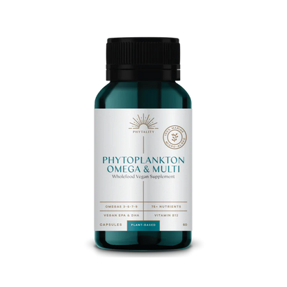 Phytoplankton 60 Veg. Capsules (500mg) Omega & Multi
